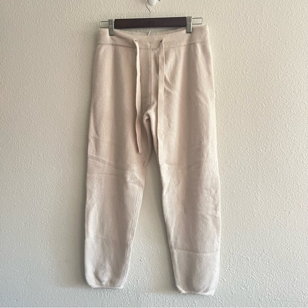 New Naked Cashmere Uri Jogger Pant Alabaster Women's Size Medium